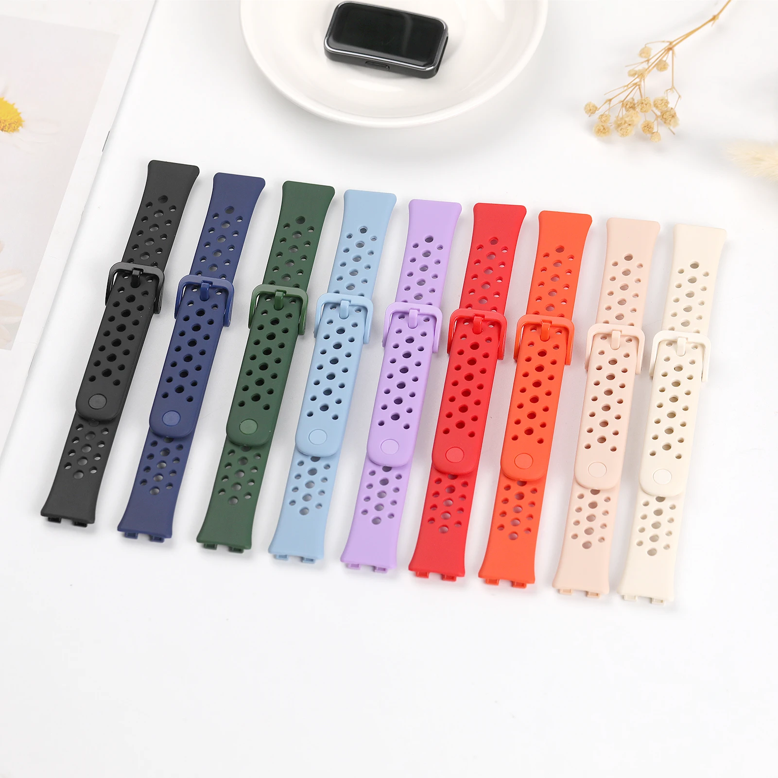 Breathable Silicone Sport Strap - Replacement Bracelet Accessories