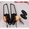 For Yamaha YZF R125 R25 R15V3 R1S Side Mirrors Rearview Mirror Modified Wind Wing Rotating Espelhos Moto Espejo Retrovisor 2