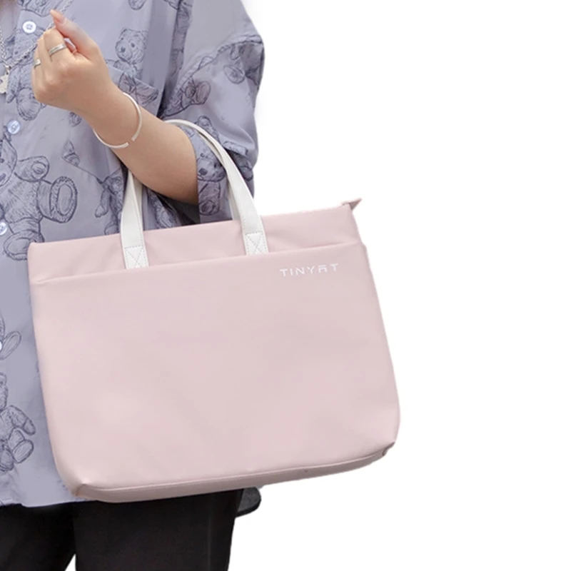 Tinyat Notebook Bag Business Handbag for Laptop Document Computer Bag