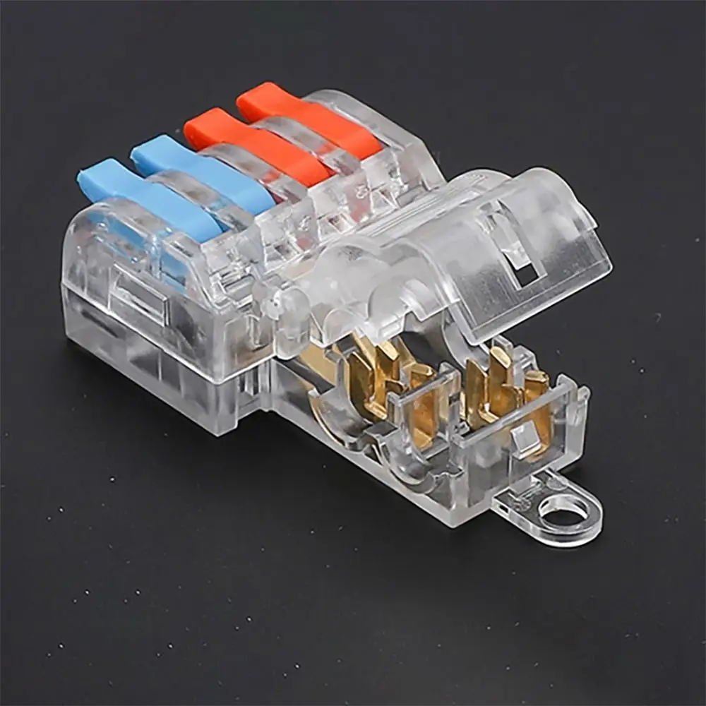 Compact PC Quick Terminal Block Electrical Wire Connector