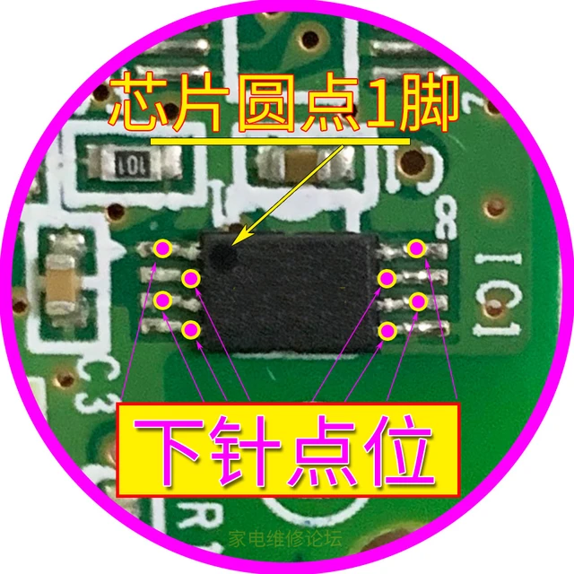 Ssop8 Chip Szonda Vonal Tssop8 Online Burning Clamp Tesztbilincs-Égő Bázis Olvasóírási - Image 3