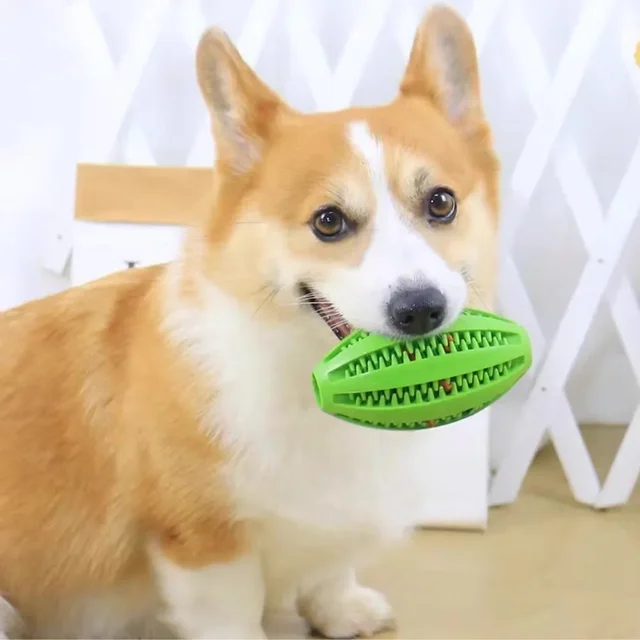 Soft Pet Toys Funny Natural Ball Dog Chew Toy for Dog Tooth Clean Food Ball Toy Extra-tough Rubber Ball Dog Animals 4