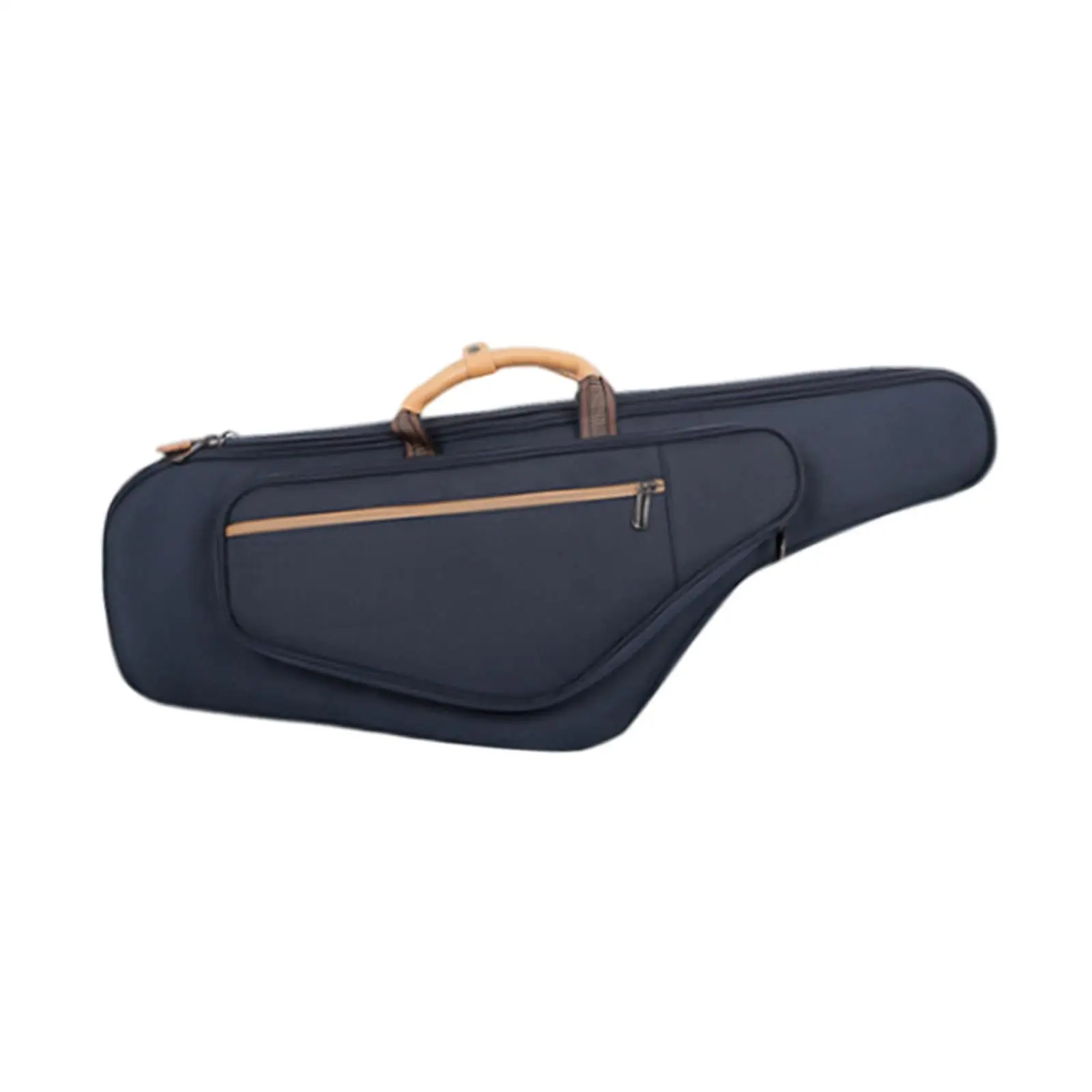 

Saxophone Storage Bag with Exterior Pocket Waterproof Fittings Portable Lightweight Carry Case Gig Saxophone Storage Case
