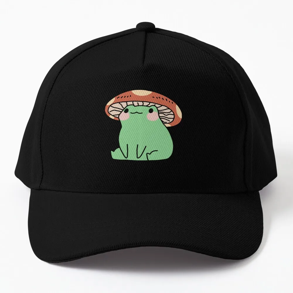 

Mushroom frog Baseball Cap Sunscreen Big Size Hat beach hat Women's Golf Wear Men's