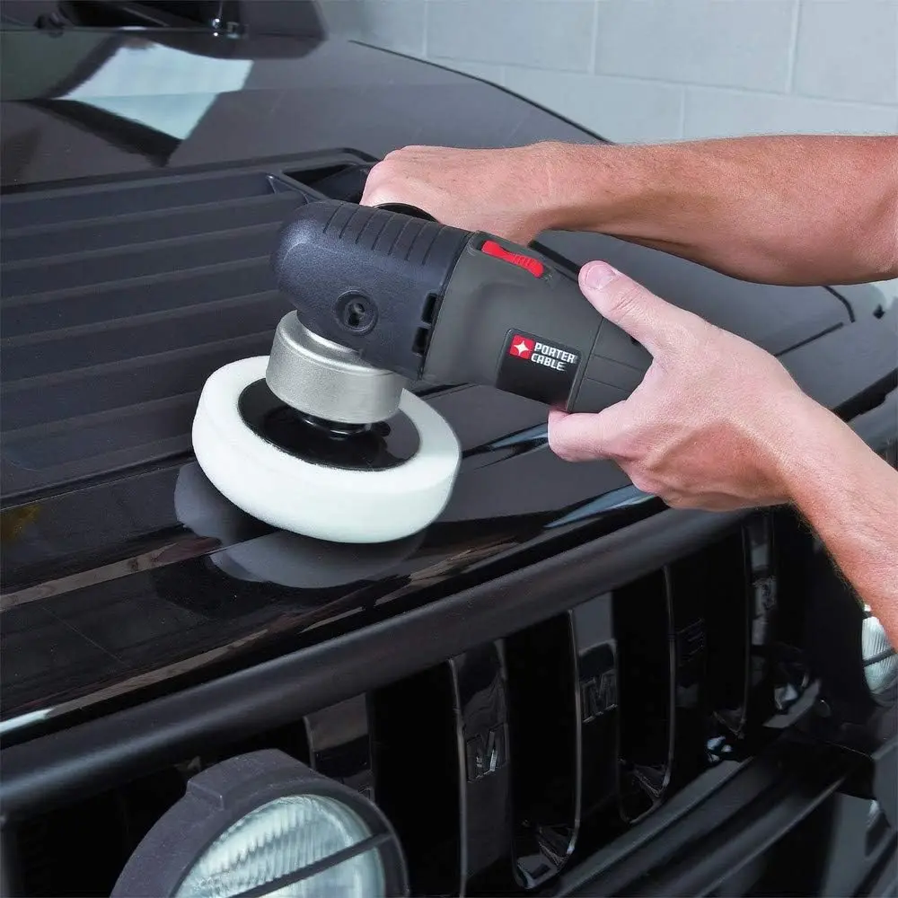-CABLE Sander with Polishing Pad, 4.5-Amp, 6-Inch Polisher, 2,500-6,800 OPM, Corded (7346SP)