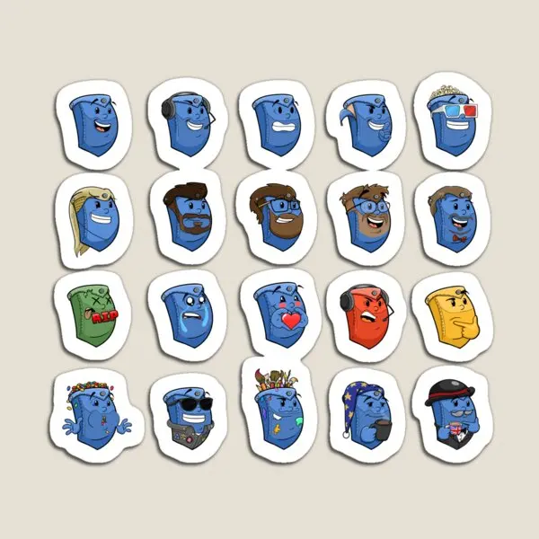 

The Pockety Коллекционная Магнитная Милая наклейка холодильник Детская Магнитная игрушка Декор домашний держатель красочные забавные детские