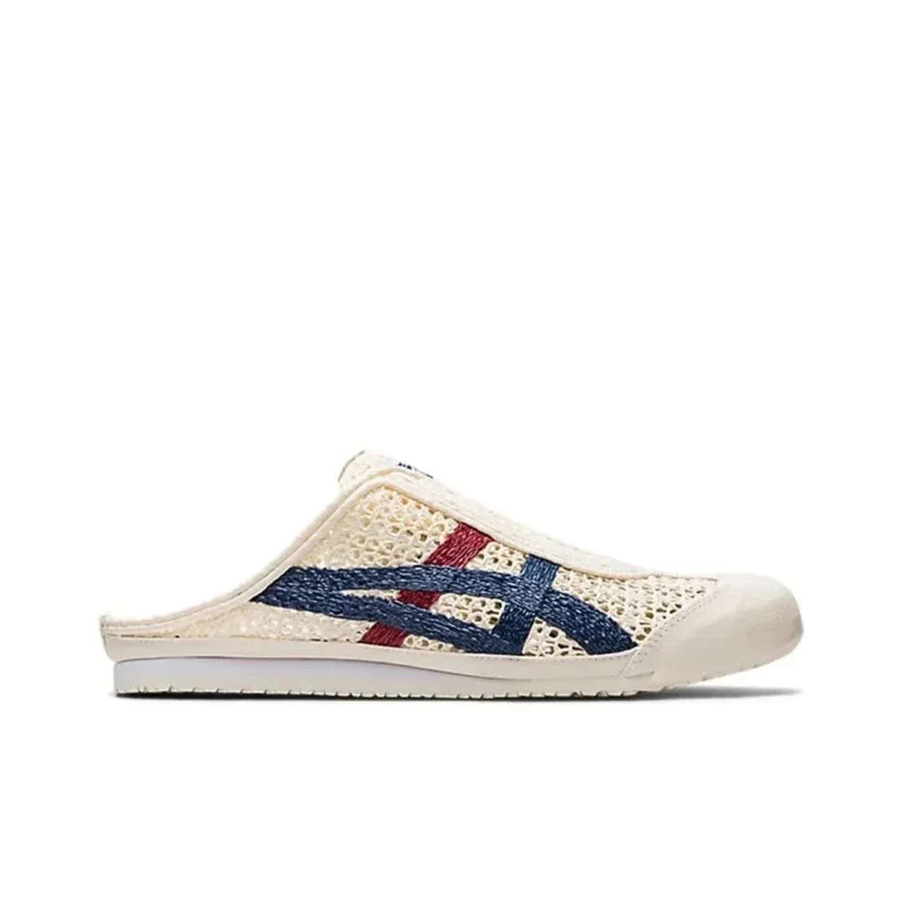 Low Top Semi Slippers Onitsuka Tiger Sabot Unisex Black Lightweight Low-Top Half Slippers