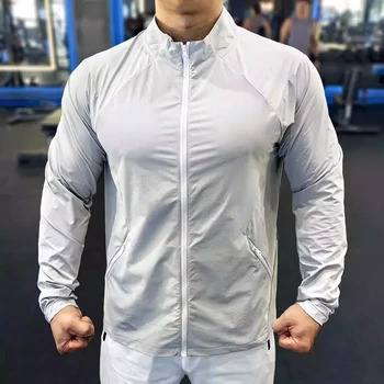 Autumn thin Breathable Men running Jackets 1