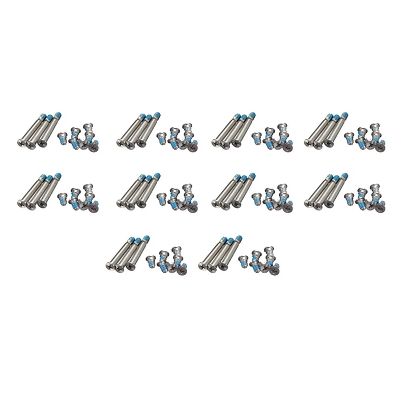 100Pcs/10Sets A1278 A1286 A1297 Bottom Screws For  Pro 13Inch 15Inch Lower Bottom Case Cover Screws Set 2008-2012