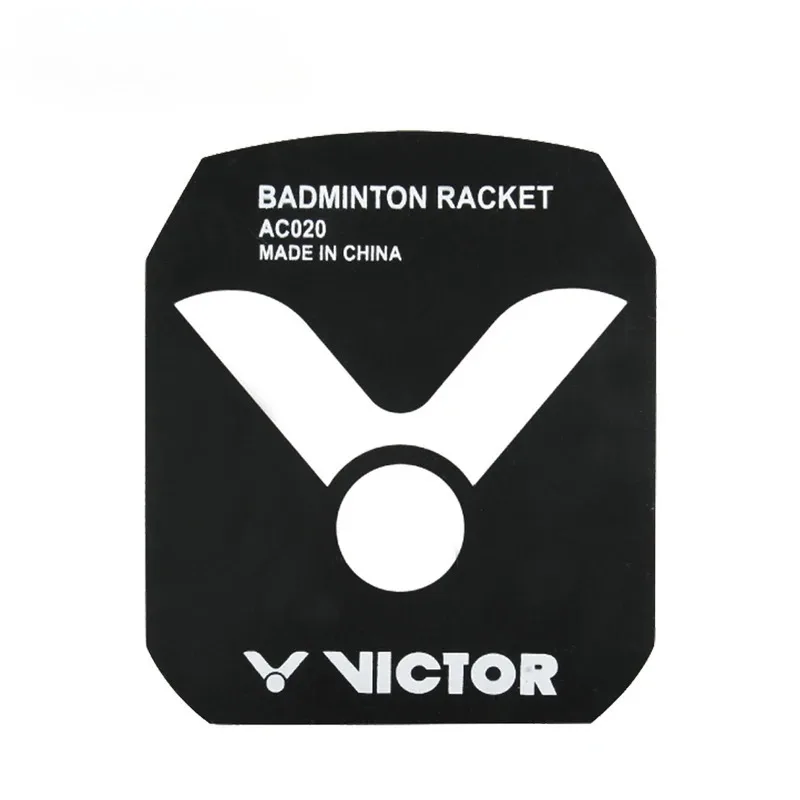 Plaque logo V originale pour raquettes de badminton - Accessoire sportif personnalisation équipement