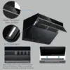 30 inch,Wall Mount Kitchen Hood 900 CFM with Heating Auto-cleaning Function, Gesture& Touch Control,Tempered Glass Surface 3