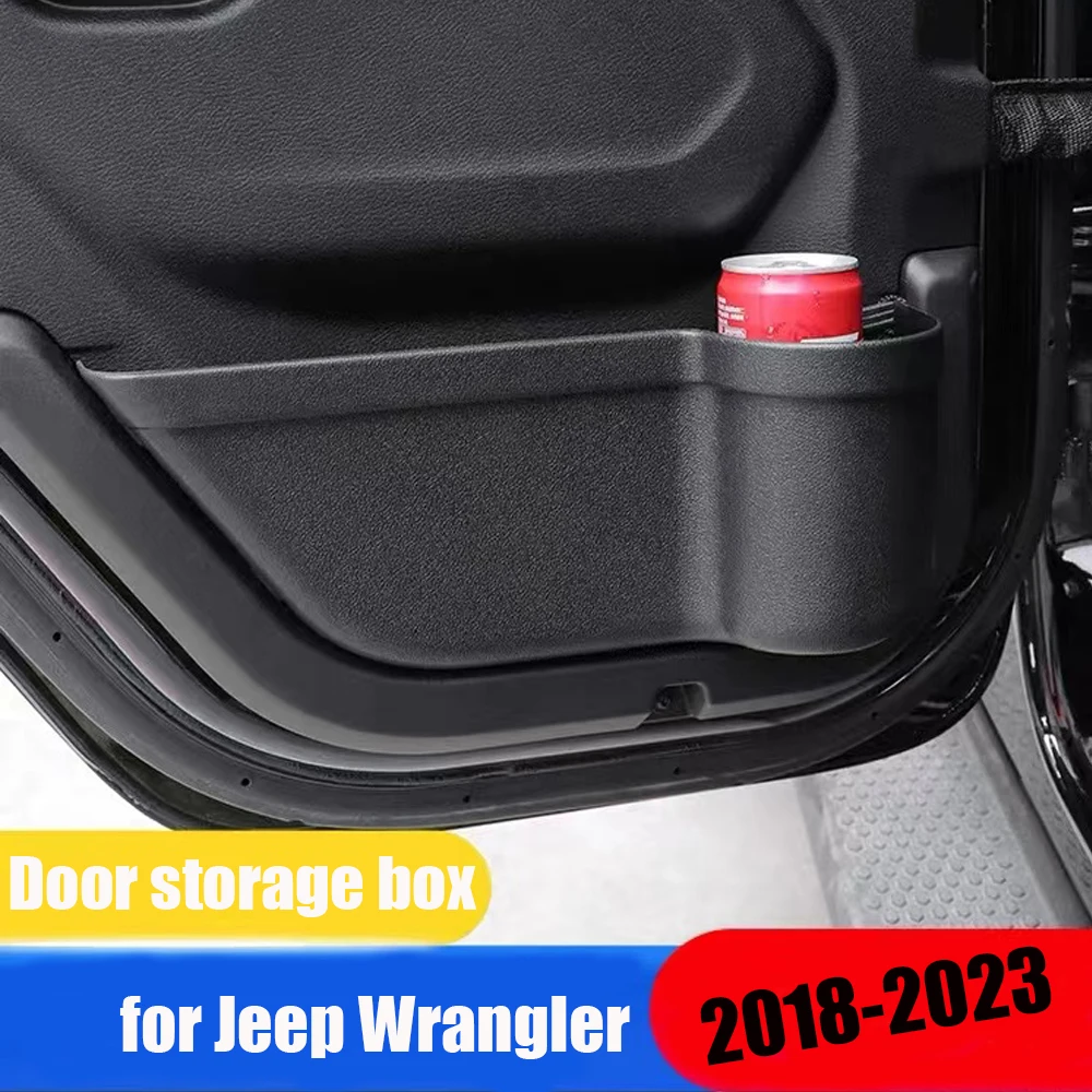 

Боковая дверь ящик для хранения лоток держатель для Jeep 2018 2019 2020 2021 2022 Rubicon Гладиатор JT Wrangler JL JLU Спорт интерьер