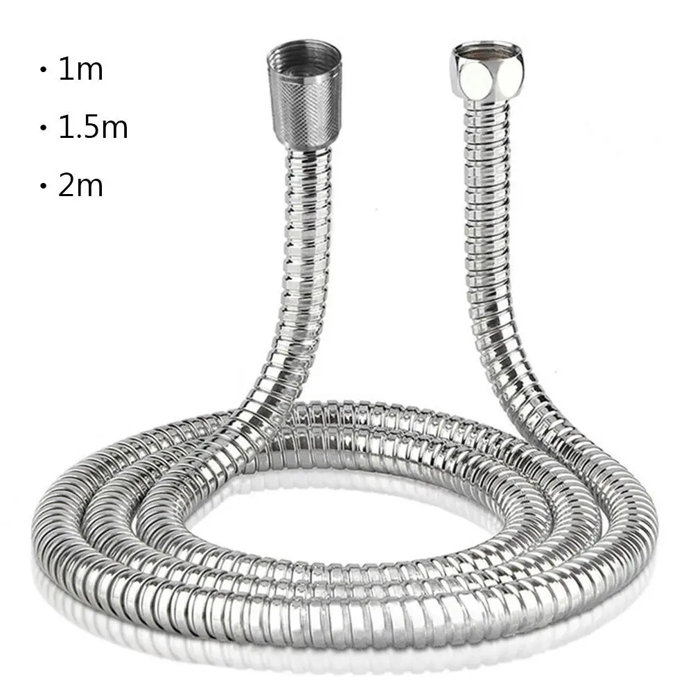 Bathroom Shower Head Hose Stainless Steel Copper Core Shower Head Tube Plumbing Hose 1Pc
