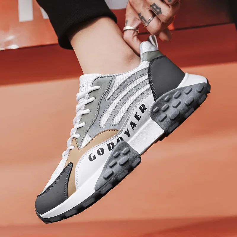 

Trend Casual Sport Shoes For Men Breathable Running Sneakers Male Punk Platform Walking Shoes Street Style Men Sneakers Roman
