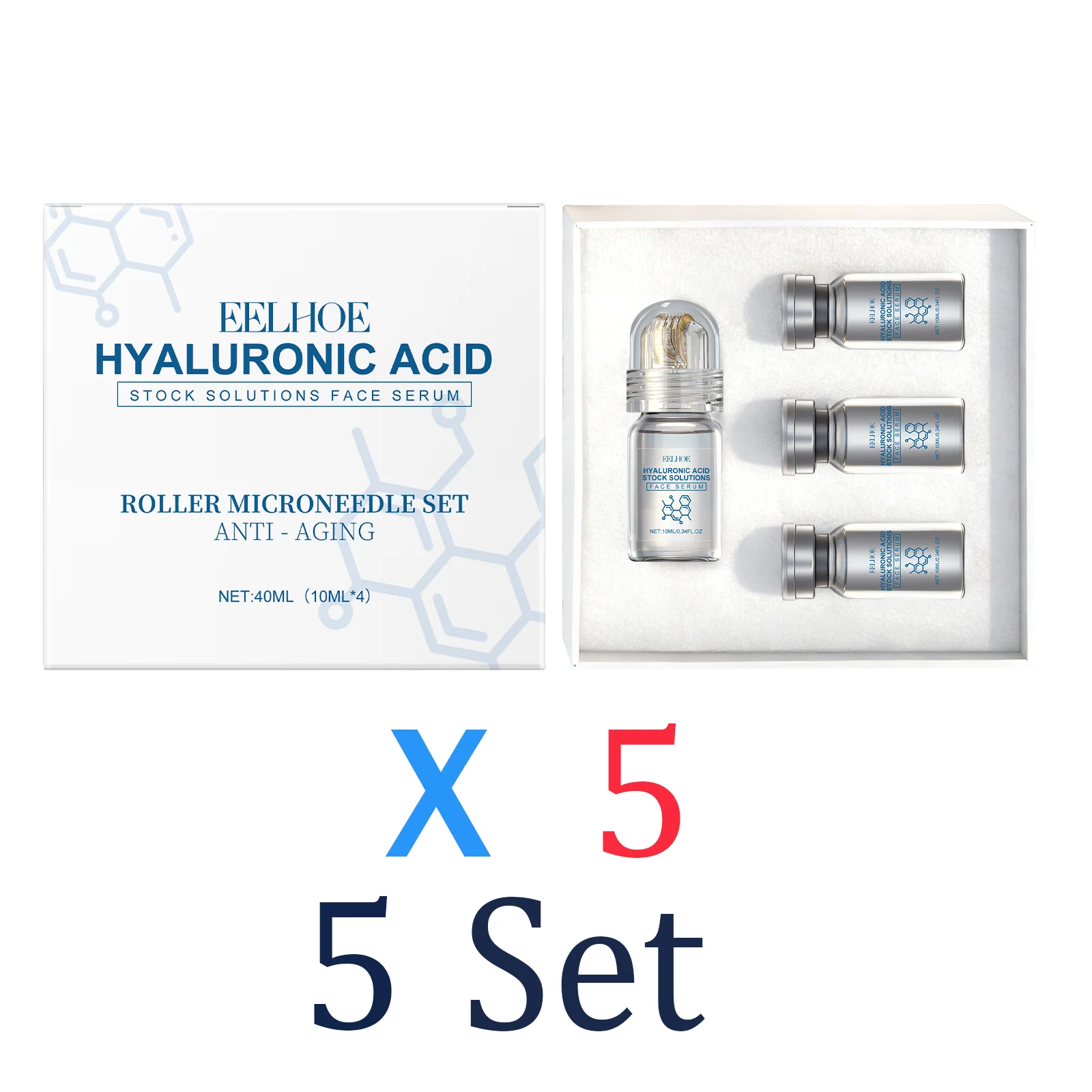 Enhanced Niacinamide Microneedle Facial Serum Kit - Moisturizing & Nourishing Winter Skincare Duo (30ml)