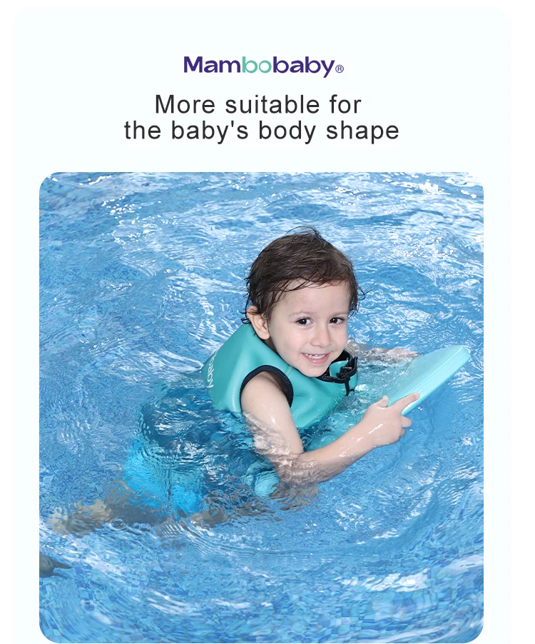 Mambobaby Swimming Buoyancy Vest Jacket Air Free Baby Swimming Ring Puddle Jumper Safety Kids swim Aid Vest