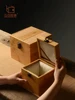Bamboo Tea Figue Handicraft Article Storage Box, Gift Packing, Luxury Goods, Square, Rectangle 1