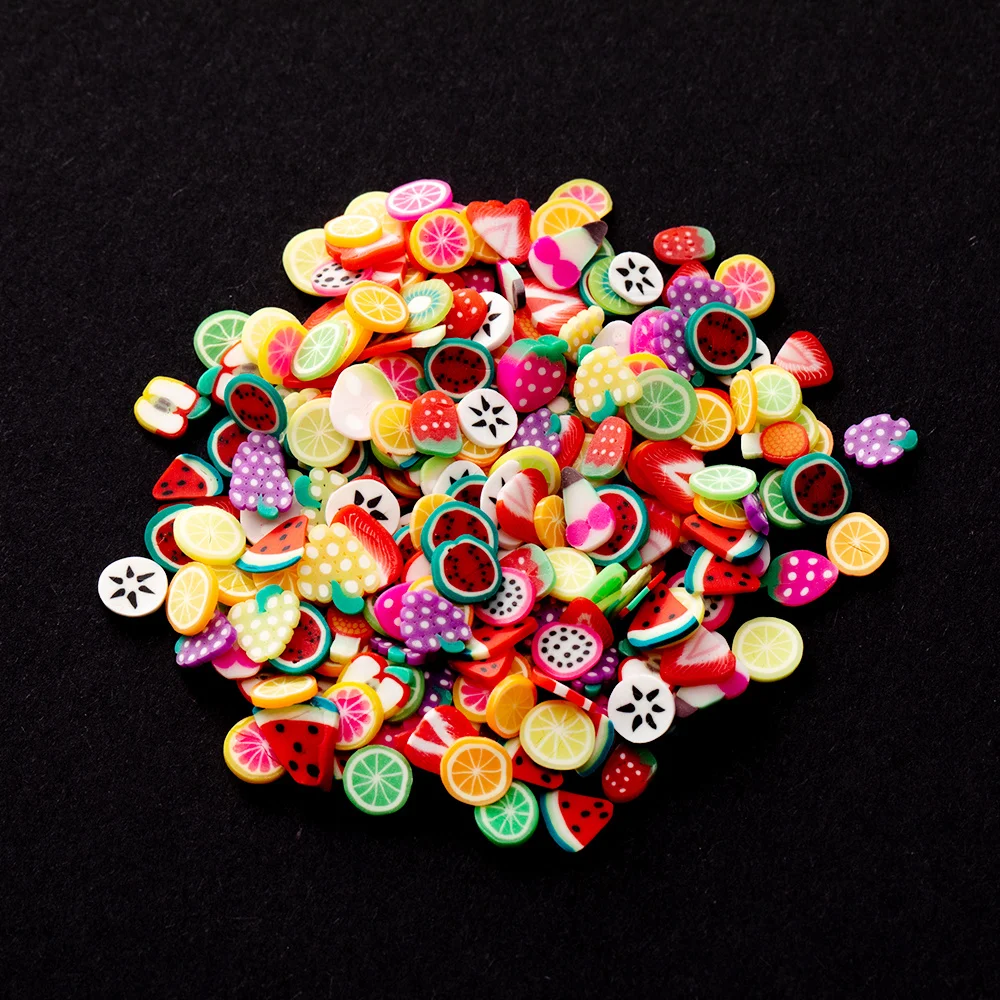 24 Confezioni Argilla Polimerica Fette Nail Art, Carino Slime