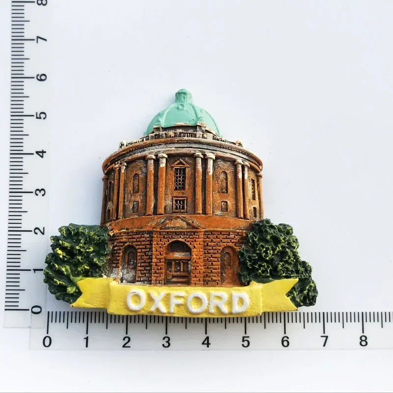 Hand-Painted Cambridge Landmark Fridge Magnet - UK Travel Souvenir and Home Decor Gift