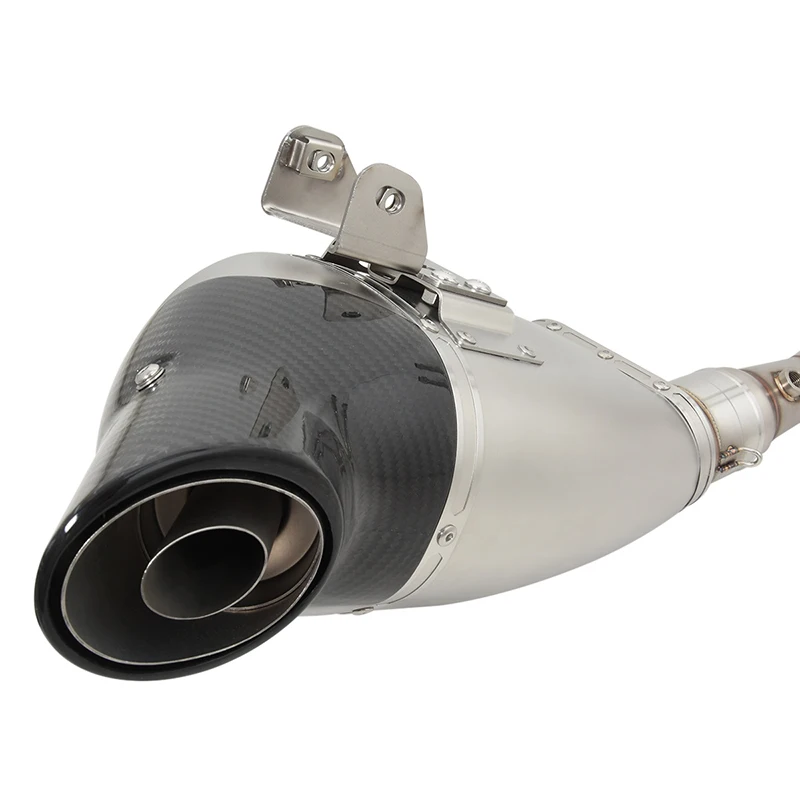 Full System For YAMAHA MT-07 FZ-07 MT07 FZ07 2014 - 2020 Motorcycle Exhaust Modfy DB Killer Escape Moto Muffler Front Link Pipe - Image 6