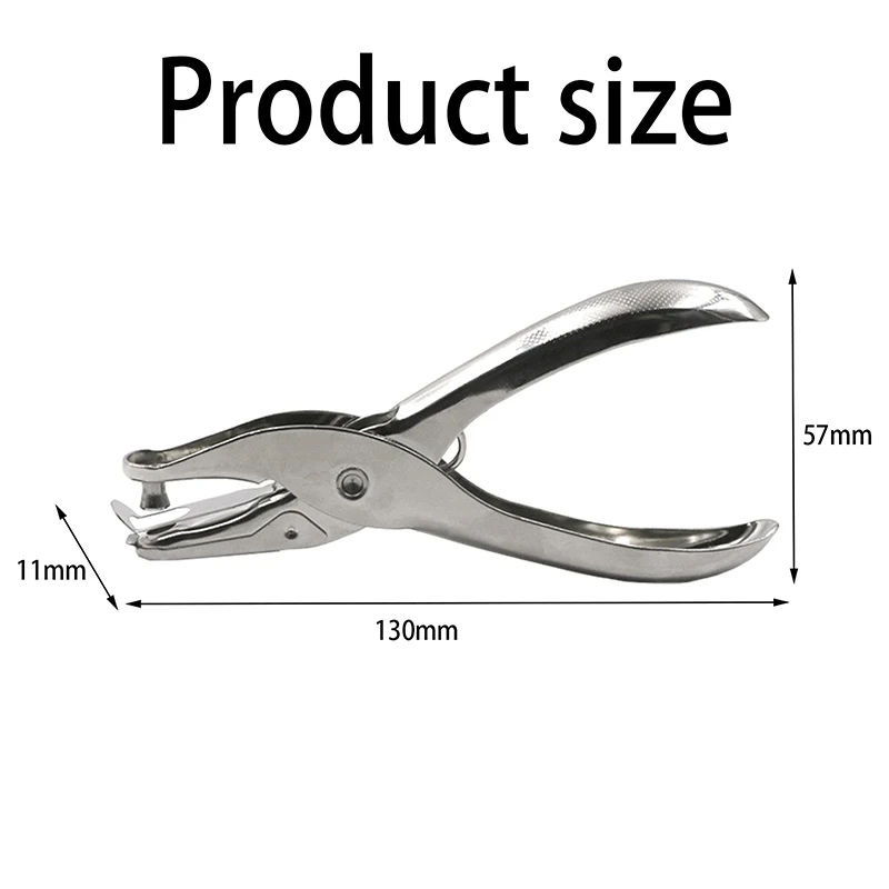 Paper Punch Hole Punching Tools Paper Craft Punch Circle Hole Punch 3/6mm Hole Puncher Portable Single Hole Punch Paper Material Scrapbooking Handheld Metal Craft Office Binding Supplies