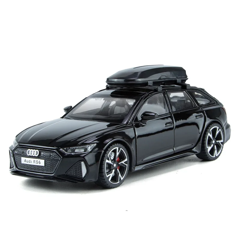 1:32 Audi RS6 Quattro Station Wagon Alloy Model Car Toy Diecasts Metal Casting Sound and Light Car Toys For Children Vehicle
