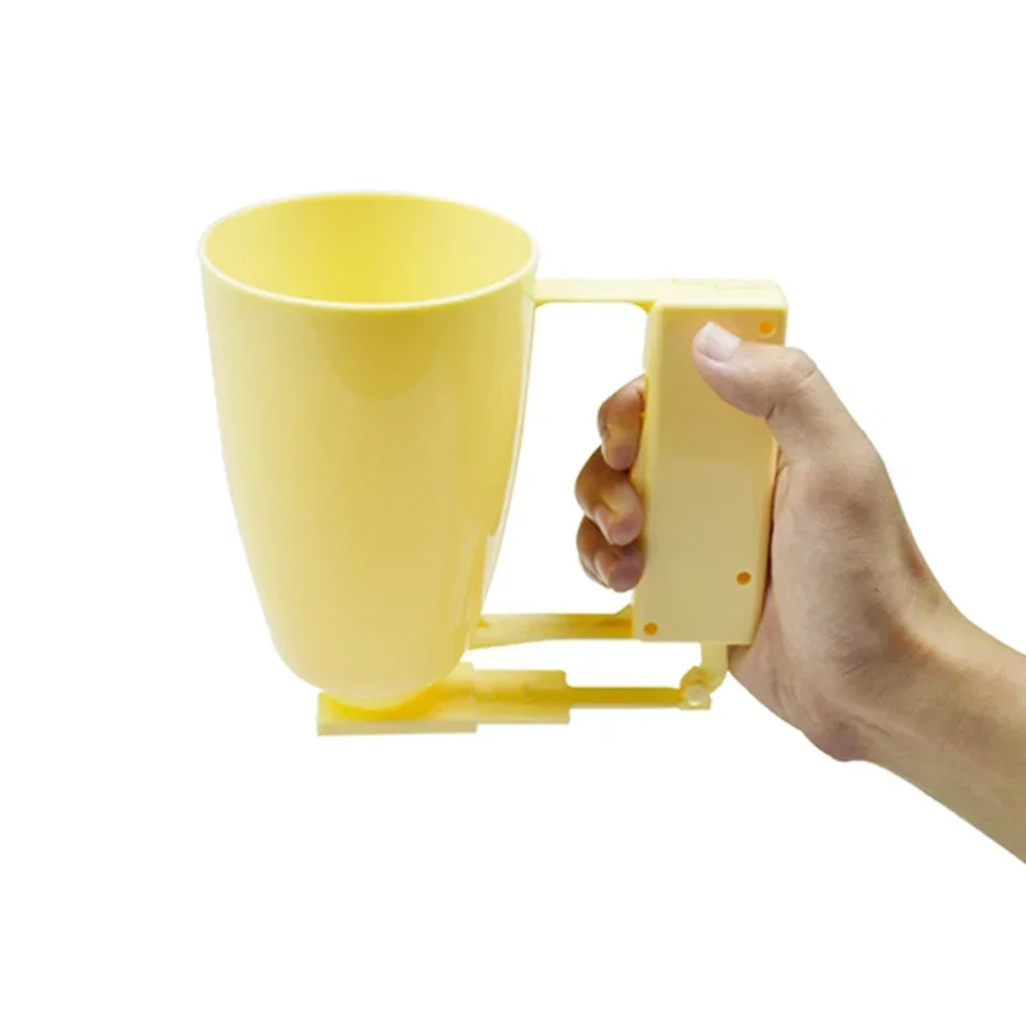 Basedidea Meatball Maker Cup Handle Baking Pastry Batter Dispenser Loqumat Al Kadey Device for Meatball Making