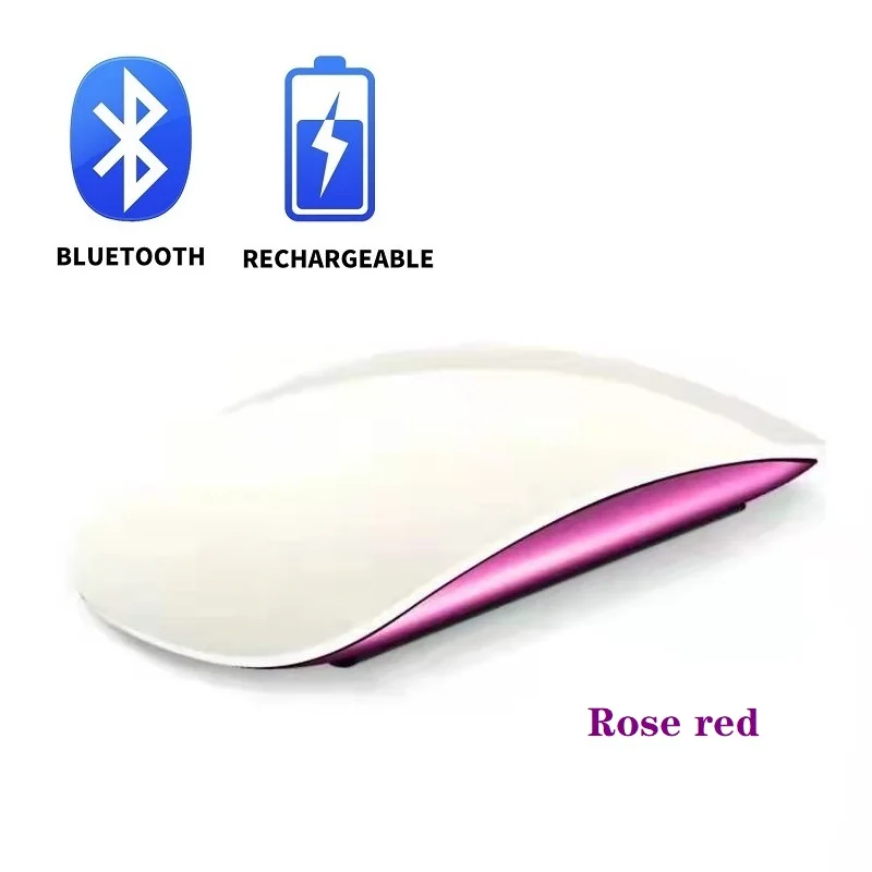 best wireless mouse Bluetooth Mouse Wireless Mouse Rechargeable Silent Multi Arc Touch Mice Ultra-thin Magic Mouse For Laptop Ipad Mac PC Macbook white wireless mouse Mice