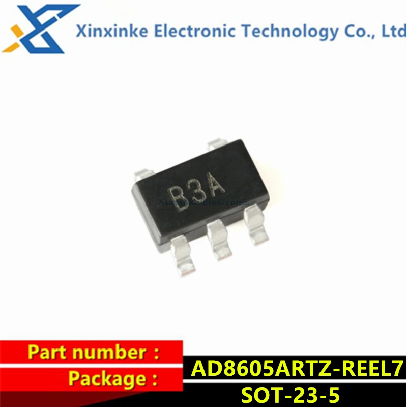 

10PCS AD8605ARTZ-REEL7 SOT-23-5 Operational Amplifier Chip AD8605ARTZ