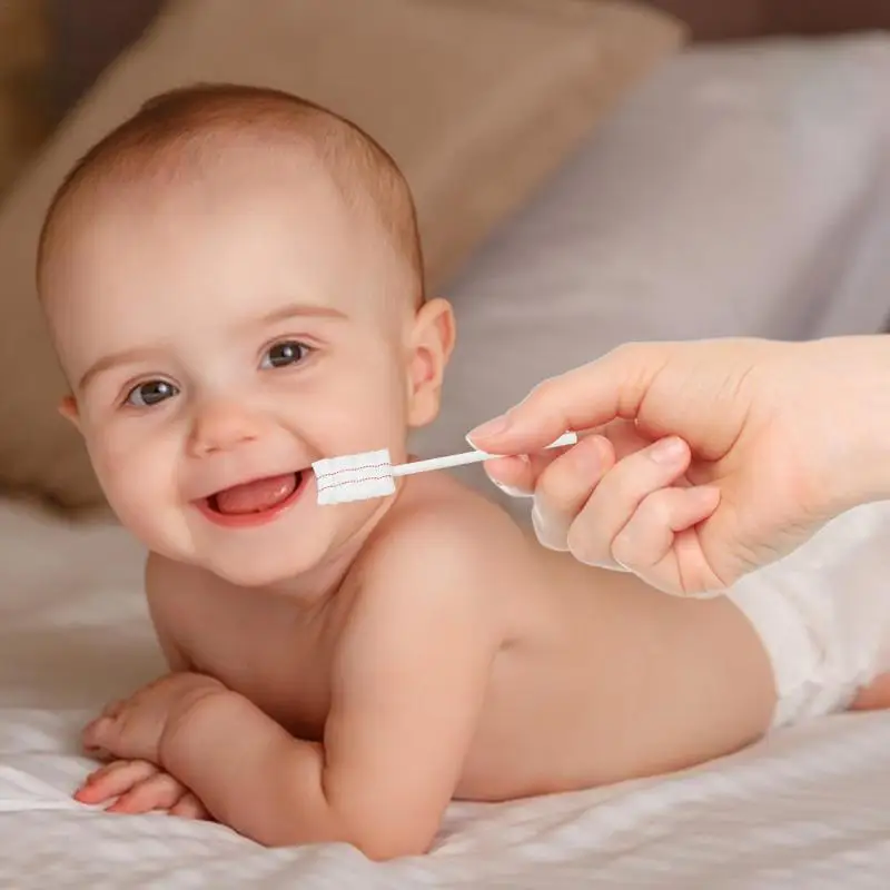 Recém-nascido Oral Toothbrush limpeza, boca limpa, meninas e criança, ferramenta de limpeza, 30pcs