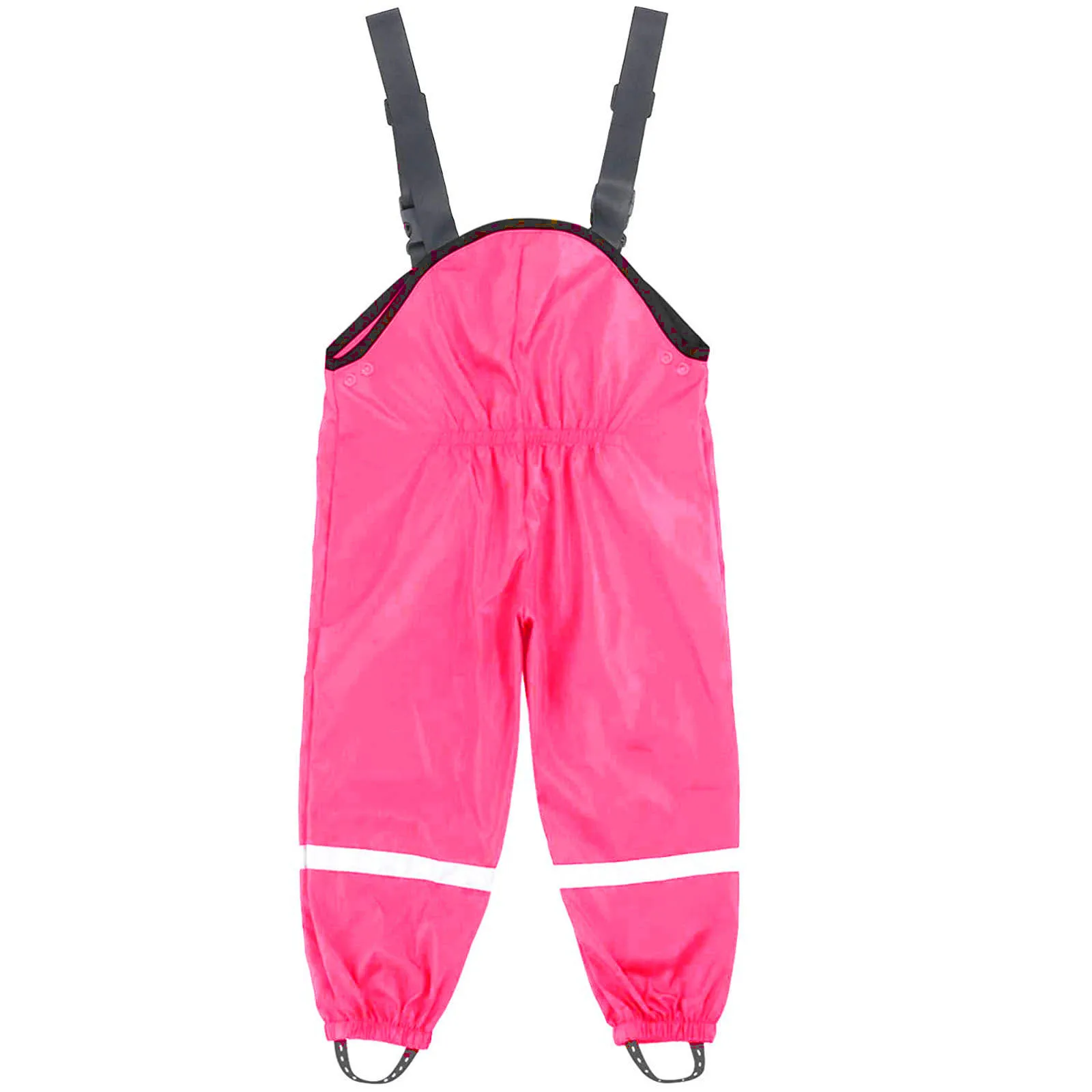 Waterproof Toddler Boy Rain Bib Overall Sport Girls Jumpsuit Winter Snow Children Pants Toddler Kids Raincoat Trousers Clothes