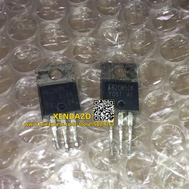 10 Pezzi SVF20N50F (20N50F) MOSFET TO-220F 20A 500V – Nuovi, Made In China