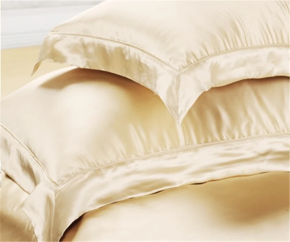 100 Mulberry Silk 19 Mm Ivory Silvery Champagne Pink Colors Double Silk 74 X 48 Cm Luxury Type