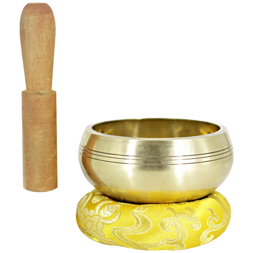 1 Set Meditation Bowl Tibetan Singing Bowl Chime Singing Bowl with