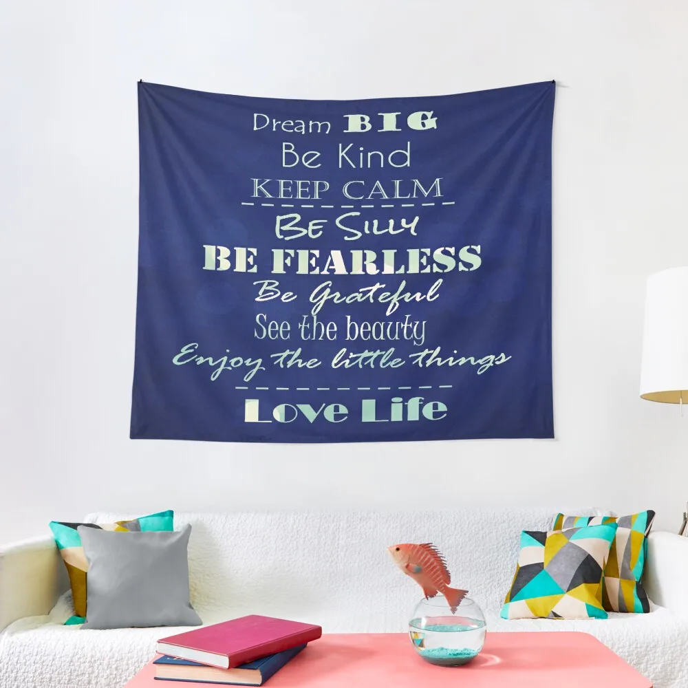 

Inspirational Quote Affirmations Tapestry Wall Carpet Decor For Room