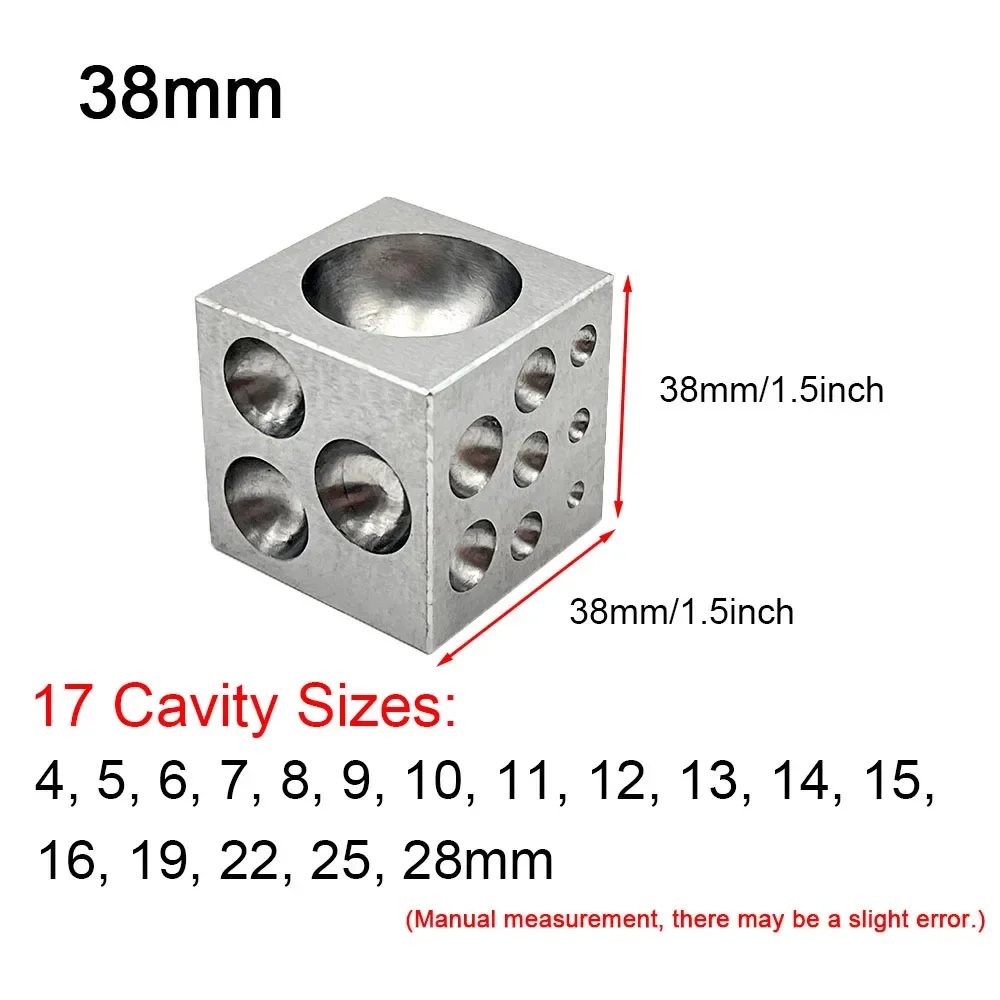 1インチ、1.5インチ、2インチの鋼製ダッピングブロック、鋼製スクエア