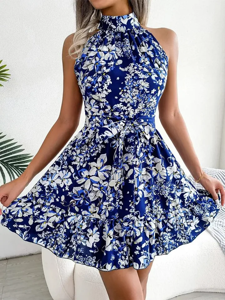 Robe Longue En Mousseline De Soie élégante - NVVLC Vlcq_90 - Prêt-à-Porter