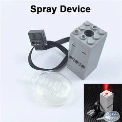 Advanced Electronic Building Block Accessories - Micro - Motor RC Parts for Creative DIY Car Bricks and Kids Toys (Spray device)