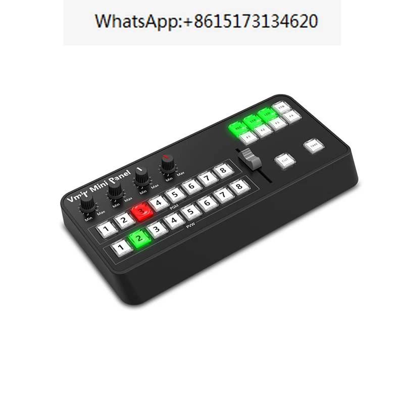 

MiniVimix unlock low cost high quality live production events vimix mini switcher panel video highlight moment easy use