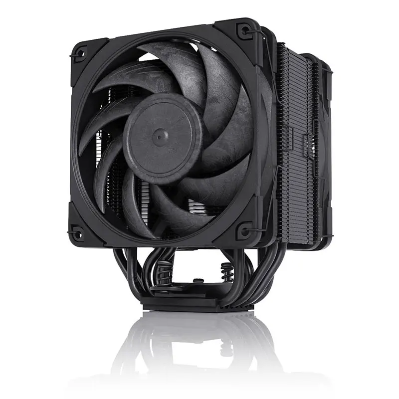 Фото Noctua NH-U12A chromax.black Tower CPU Cooler 7 тепловых трубок, двойной 120 мм PWM тихий вентилятор Радиатор для LGA115X 1700 1200 2011 AM4 AM5 №2