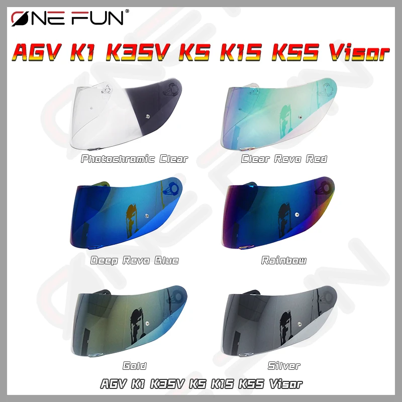 For AGV K1 K3SV K5 K1S K5S Compact ST Motorcycle Helmet Visor Lens Shield Glasses Full face Pin Accesorios Para Moto Casque 2