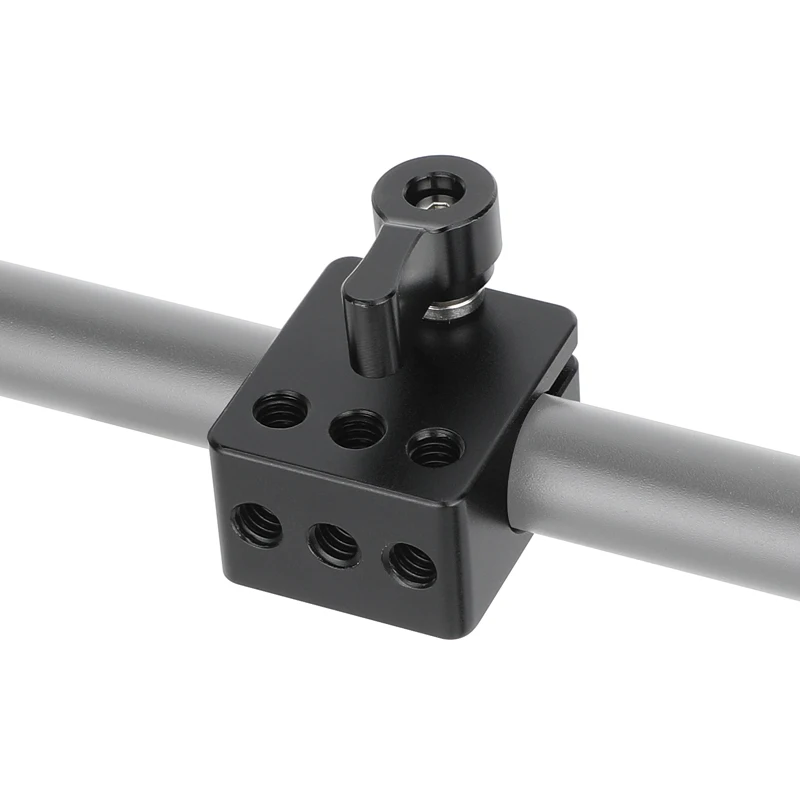 Single15mm Rod Clamp with 1/4"-20 Mounting Threads For 15mm Support Rod System L