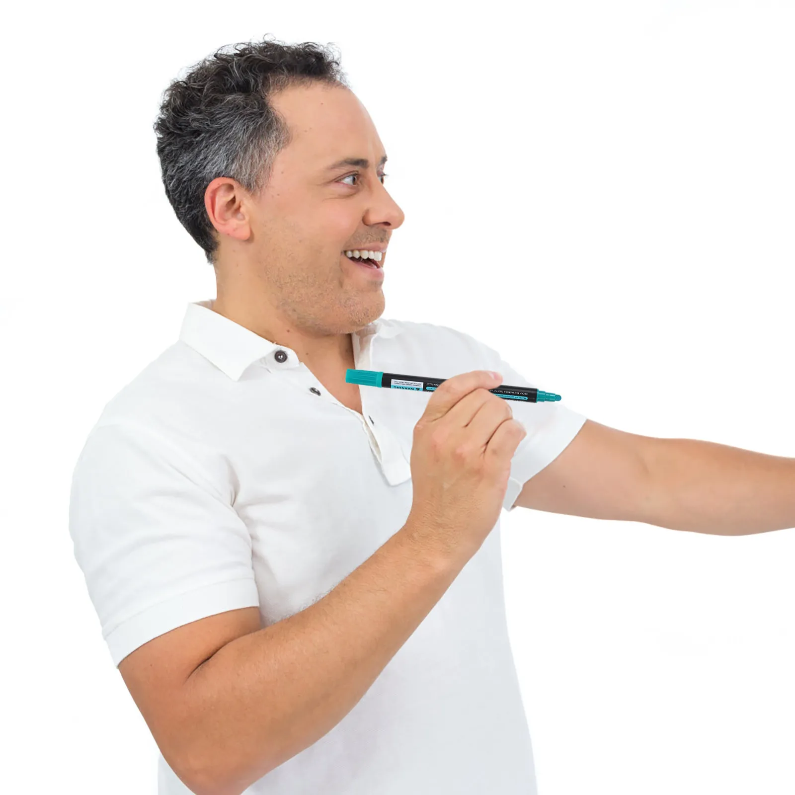 12개 아크릴 페인트 마커, 스톤, 금속, 나무, 유리, 세라믹, 패브릭, 캔버스, 종이, 스크랩북킹용 이중 팁 미세 펜