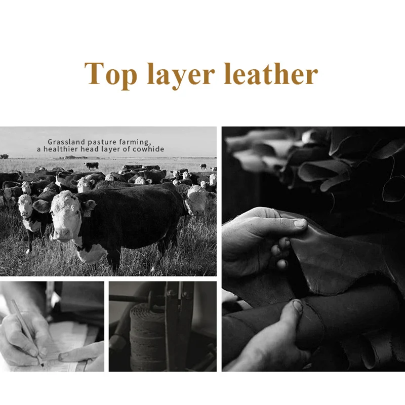 حقائب "SCHLATUM" الجلدية الأصلية الصلبة للرجال، حق...