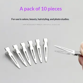 10Pcs Nail Art Auxiliary Positioning Clip Nail Piece French-style Duck Beak Clips Nail Film Piece Metal Positioning Clip 1