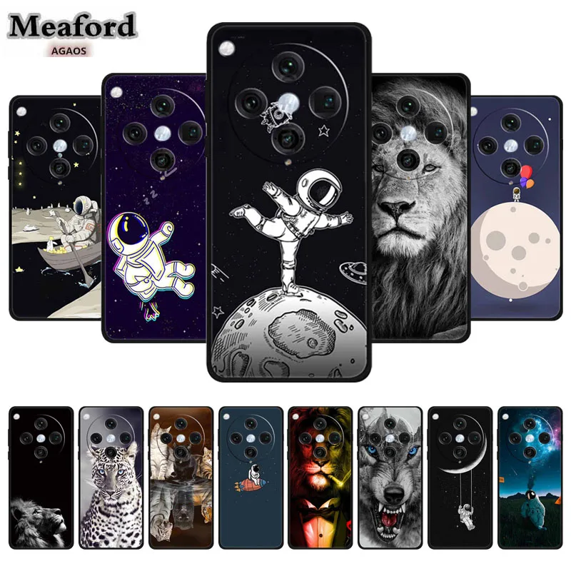 Cute Animals Pattern TPU Soft Silicone Phone Case - Fashionable and Protective Back Cover