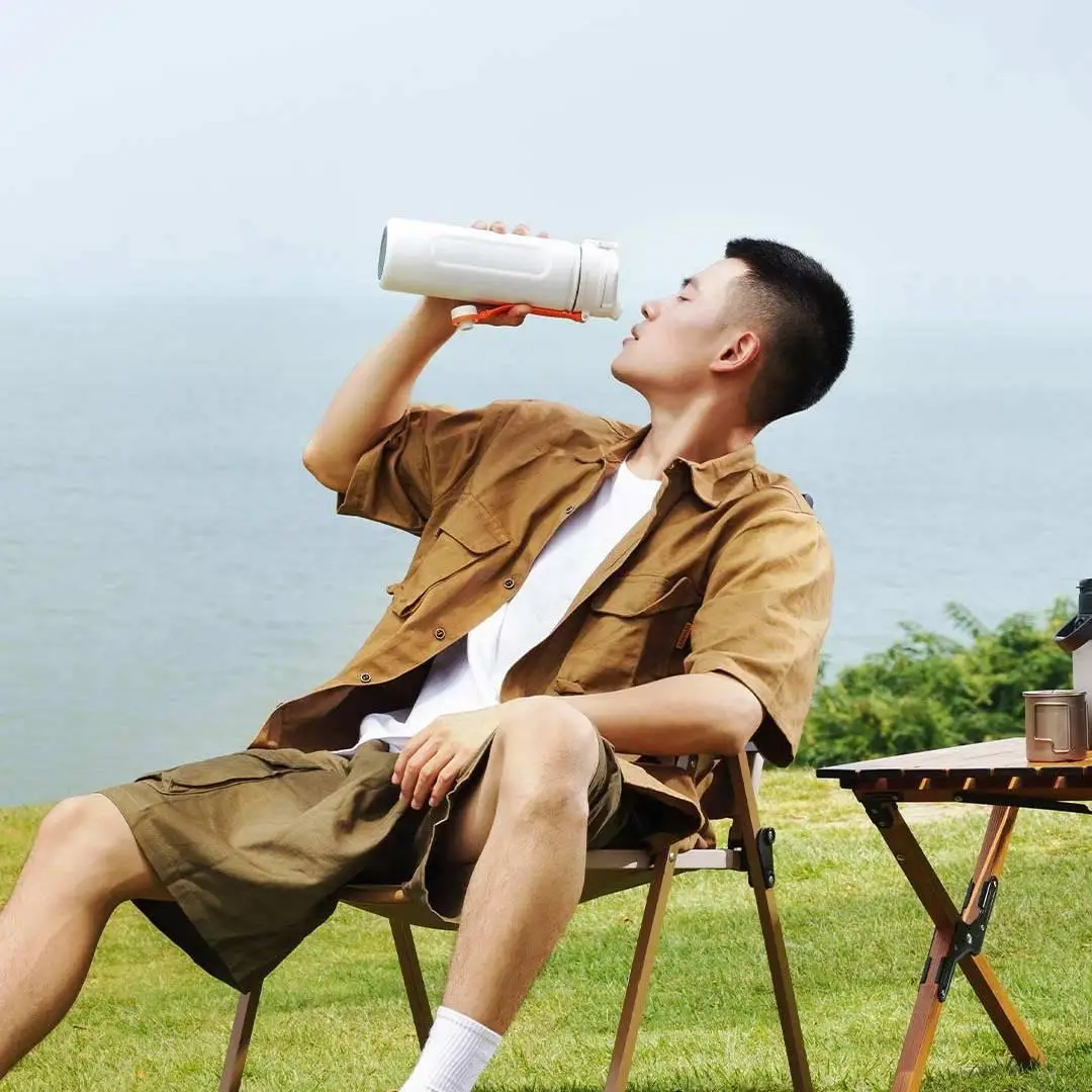 Xiaomi Outdoor Insulated Water Cup 1000ml Sports Bottle Water Bottles Stainless Steel Vacuum Dual use Portable Leakproof Cup