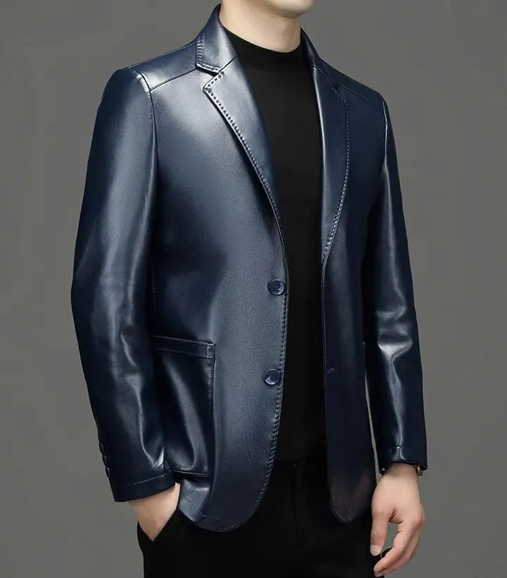 Men's Leather Jacket Fit Example