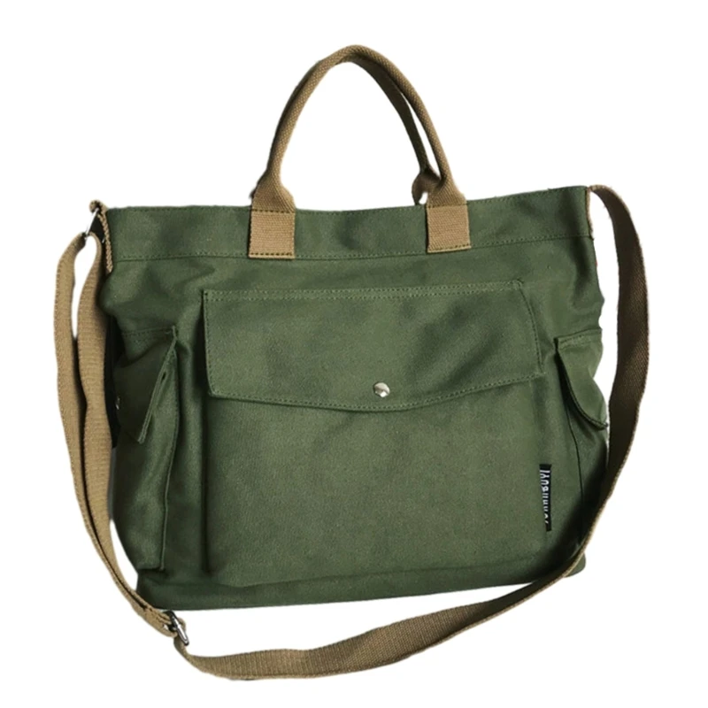 

CanvasTote Bag Crossbody Повседневные сумки Большая вместительная сумка через плечо Женский кошелек для девочек Женские 517D