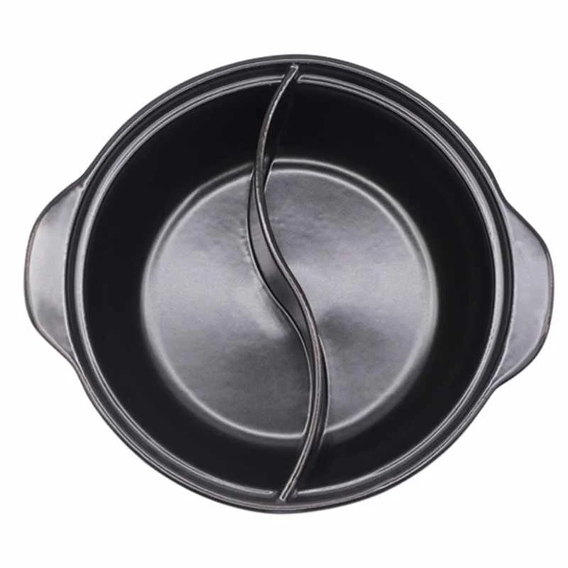 

open fire large-capacity casserole Mandarin duck pot hot pot